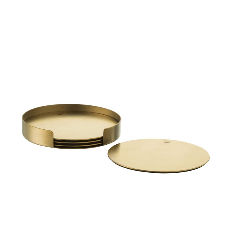 Orrefors Peak Padded Non slip coasters, Set of 4 - Image 1